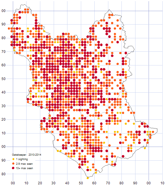 Gatekeeper distribution map 2010-14