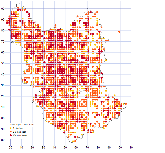 Gatekeeper distribution map 2015-19