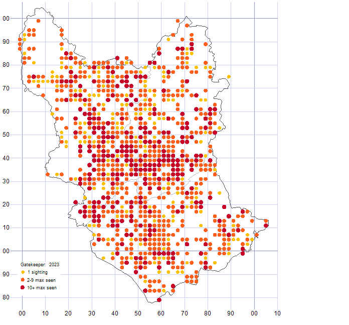 Gatekeeper distribution map 2023