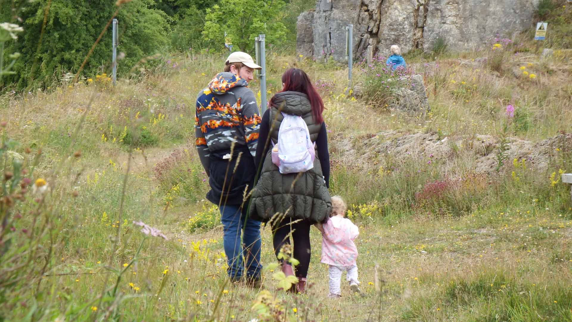 visitors to the open day